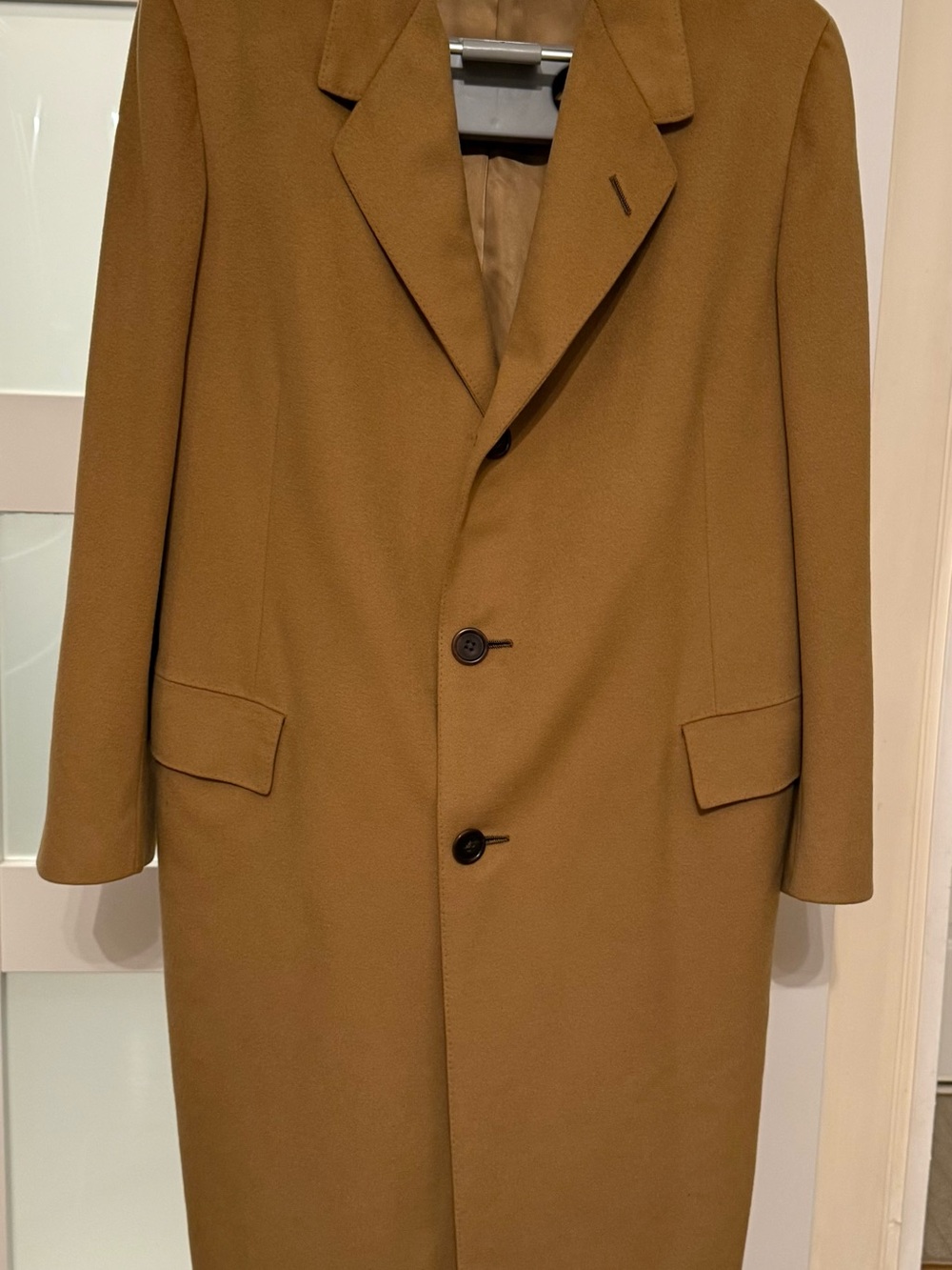 Oxxford Clothes for Barney’s New York Cashwool Camel Overcoat 42L